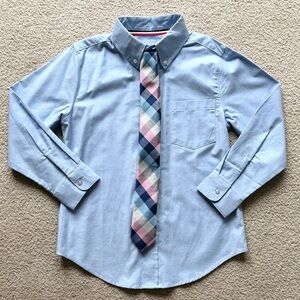 Tommy Hilfiger Tie with Boys Blue Button Down